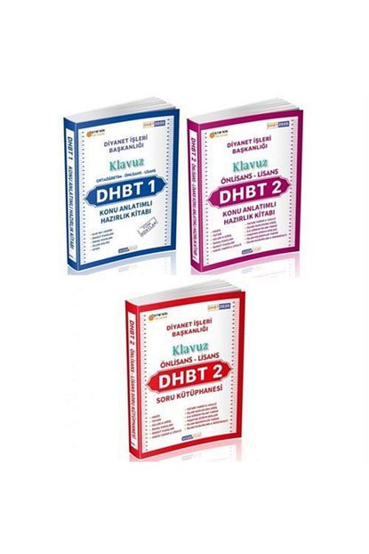 Ahsen Kitap 2020 Dhbt Onlisans Lisans Adaylari Icin Klavuz Ful Set 3 Kitap Trendyol