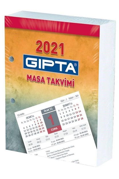 gipta ambalaj gipta masa takvimi 2021 fiyati yorumlari trendyol