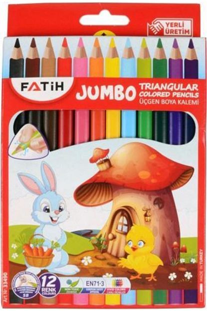 jumbo kuru boya 12 li