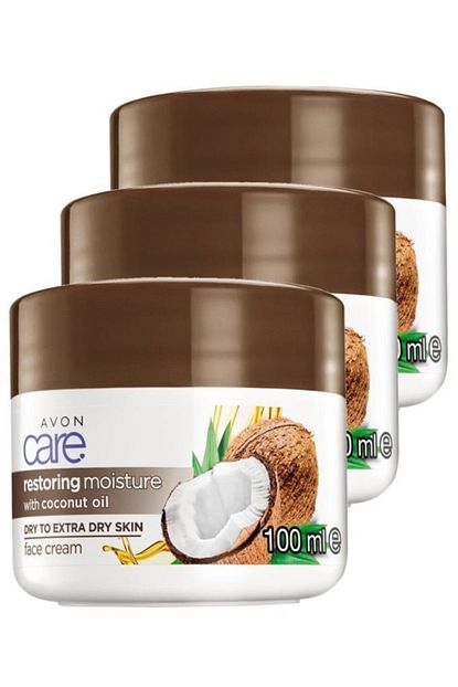 avon care hindistan cevizi yagi iceren yuz kremi 100 ml uclu set fiyati yorumlari trendyol