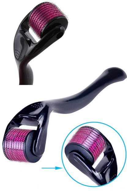Qniay Dermaroller 540 Igneli Derma Roller 1 Mm Igne Cilt Yuz Vucut Yenileme Bakim Masaj Aleti Trendyol