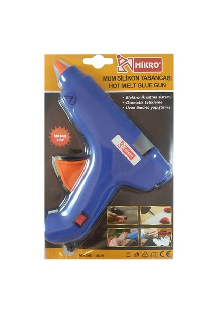 Mikro Mk 840 40 Watt Silikon Tabancasi Mavi Renk Trendyol