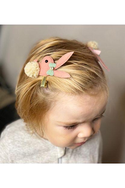 bebek 2li toka koyu pembe