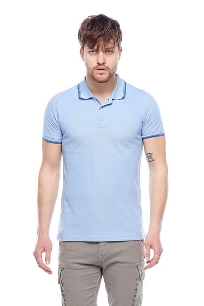 Tena Moda Erkek Acik Mavi Polo Yaka Tisort Trendyol