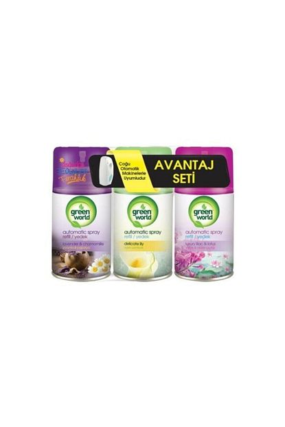 Green World Oda Kokusu Yedek 3 X 250 Ml Trendyol