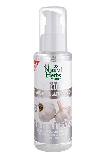 Natural Herbs Sarimsakli Argan Yagli Sac Serumu 100 Ml 8681137004127 Trendyol