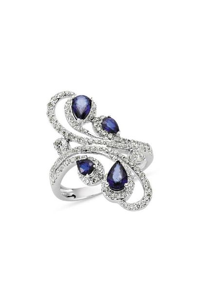 Altinbas Pirlanta Safir Yuzuk Trendyol