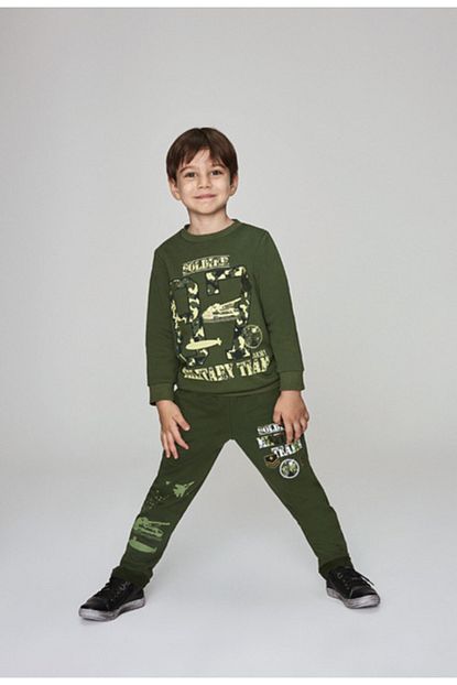 Wonder Kids Erkek Cocuk Yesil Pantolon Wk19aw1322 Trendyol