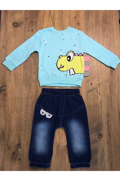 Belmodmoda Erkek Cocugu Kot Pantolonlu Takim Trendyol