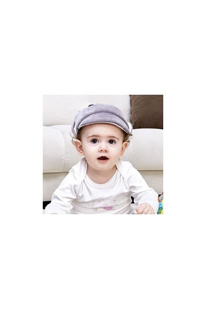 Babyjem Kafa Koruyucu Kask Gri Trendyol