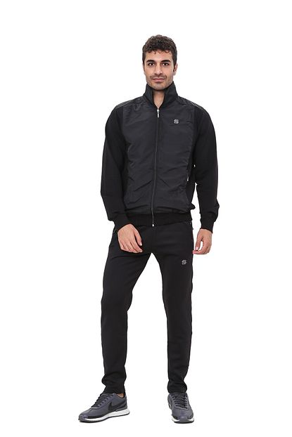 Almin Butik Erkek Siyah Iki Renk Esofman Takimi Trendyol