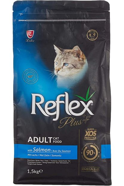 Reflex Plus Yetiskin Kediler Icin Somonlu Kedi Mamasi 1 5 Kg Trendyol