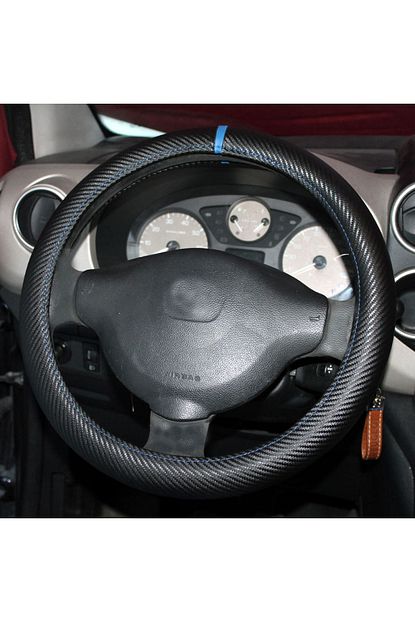 Gardenauto Opel Astra G 1999 2006 Karbon Desenli Gecmeli Direksiyon Kilifi Mavi Yuzuklu Trendyol