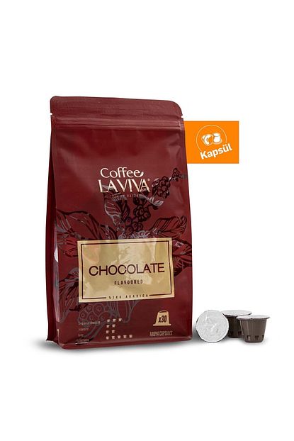 Coffe La Viva Coffee La Viva Chocolate Nespresso Uyumlu Kapsul Kahve Cikolata Aromali 30x5 3 Gr Trendyol