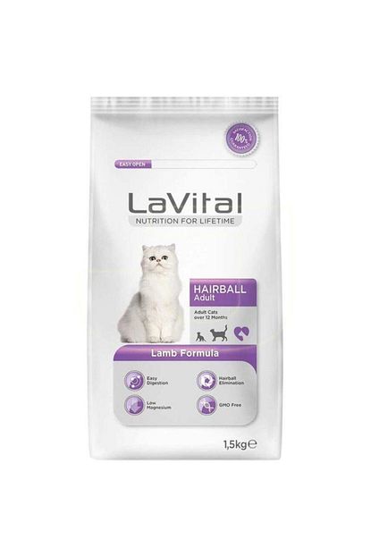 La Vital Hairball Kuzu Etli Yetiskin Kedi Mamasi 1 5 Kg Trendyol