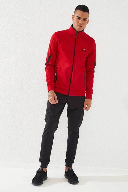 Tommy Life Tommylife Sport Klasik Cep Detayli Kirmizi Siyah Dalgic Erkek Esofman Takim Trendyol