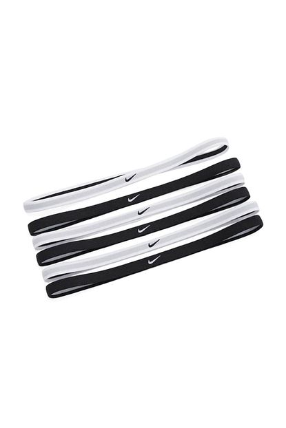 Nike Jacquard Hairband Sac Bandi 6 Li Paket Siyah Beyaz Trendyol