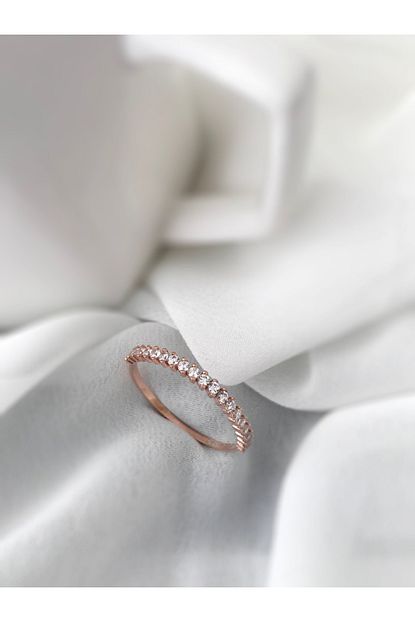 Servin Jewels 925 Ayar Rose Altin Kaplama Gumus Yuzuk Trendyol