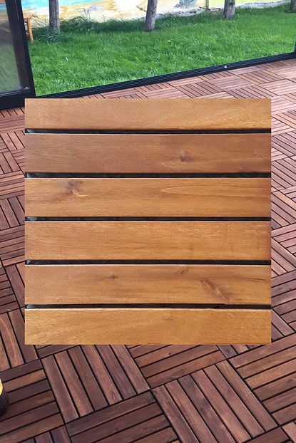 decktropic model6 ahsap yer karosu 30x30cm 1m2 11 adet fiyati yorumlari trendyol