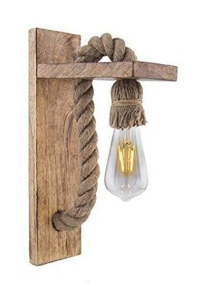 ahsapsepeti retro ahsap duvar aplik rustik edison tavan aydinlatma akilli raf fiyati yorumlari trendyol