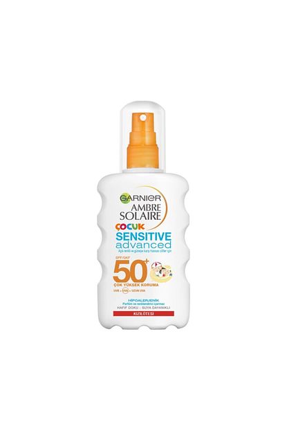 Garnier Ambre Solaire Sensitive Advanced Cocuk Sprey Gkf50 200ml Trendyol