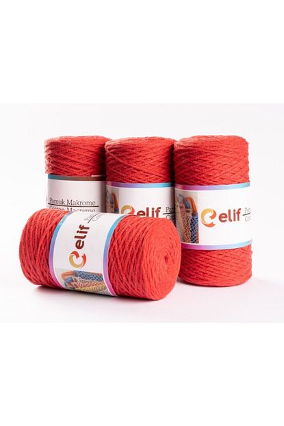 Elisa 2 Mm Kirmizi Koton Makrome Ipi Trendyol