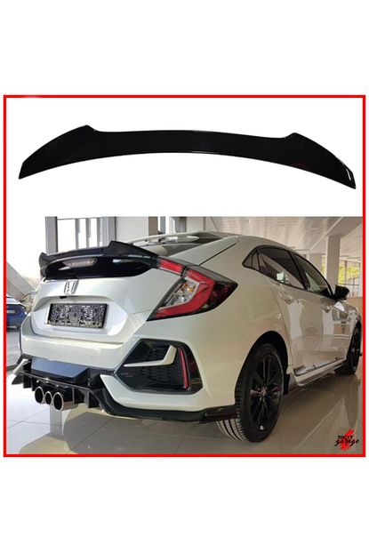 Sntgarage Honda Civic Fk7 Hb Yarasa Spoiler Piano Black Trendyol Sntgarage Honda Civic Fk7 Hb Yarasa Spoiler Piano Black Trendyol