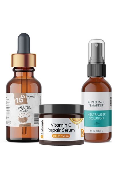 Peeling Market Yuz Bolgesi Eski Kirmizi Sivilceler Icin Serum Seti Trendyol