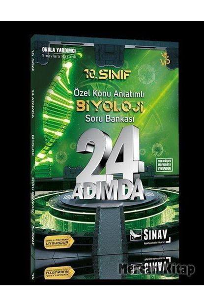 Sinav Yayinlari 10 Sinif Biyoloji 24 Adimda Ozel Konu Anlatimli Soru Bankasi Trendyol