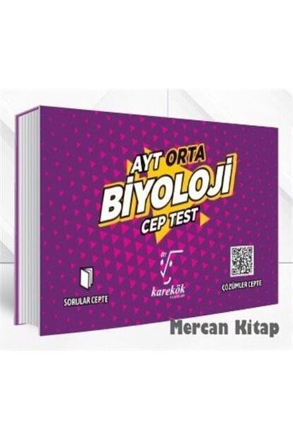 Karekok Yayinlari Ayt Cep Test Biyoloji Orta Trendyol