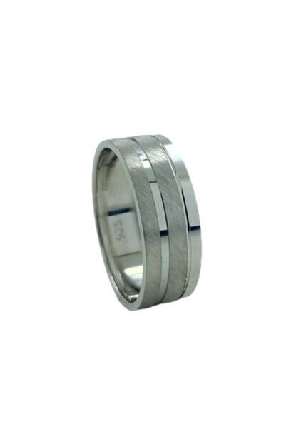 Magumus 6 Mm Ince Cizgili Spor 925 Gumus Erkek Alyans Yuzuk Trendyol