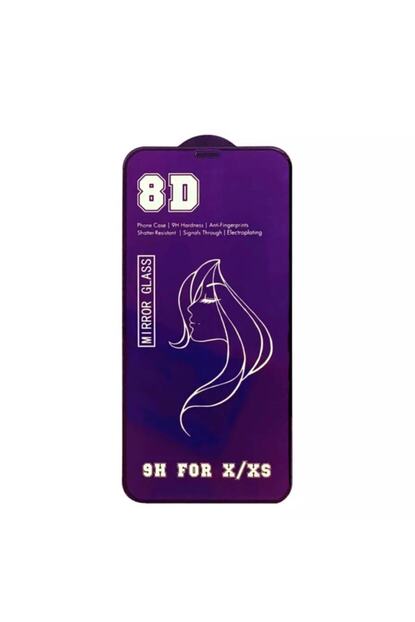 Ucuzmi Iphone X Xs 11pro 8d Kirilmaz Cam 100 Kavisli Aynali Temperli Cam Fashion Serisi Renk Mor Trendyol