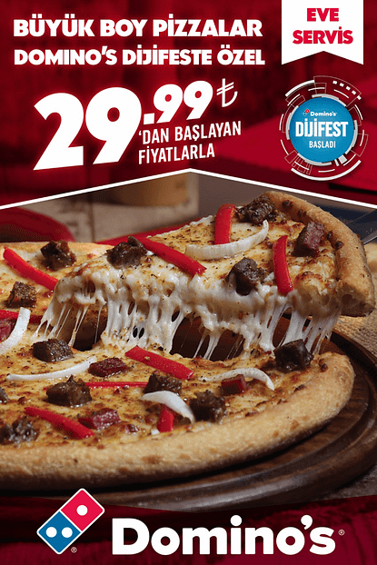 Domino S Firsat Kodu Eve Servis 29 99 Tl Dan Baslayan Fiyatlarla Trendyol