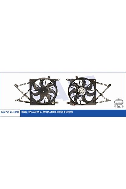 Kale Fan Motoru Davlumbazli Opel Astra G Zafira A 16v 1 2 1 4 1 6 1 8 98 10 X14xe Z14xe Z16xe Trendyol