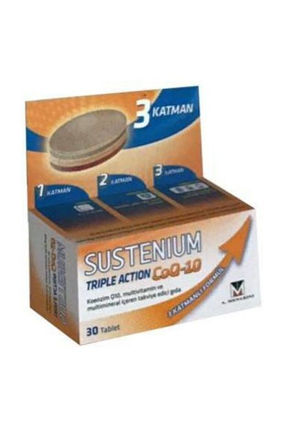 Sustenium Triple Action Coq 10 30 Tablet Trendyol