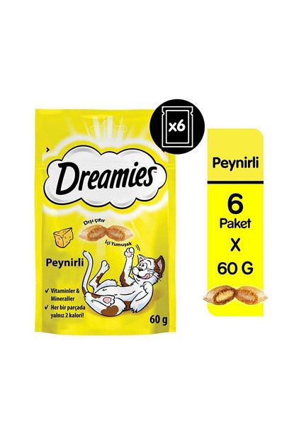 Dreamies Peynirli Kedi Odul Mamasi 60 Gr 6 Adet Trendyol