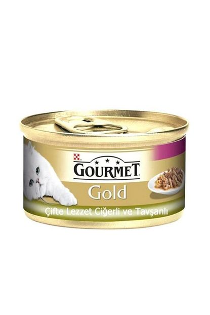 Gourmet Gold Cifte Lezzet Ciger Ve Tavsanli Kedi Mamasi 85 Gr X 24 Adet Trendyol