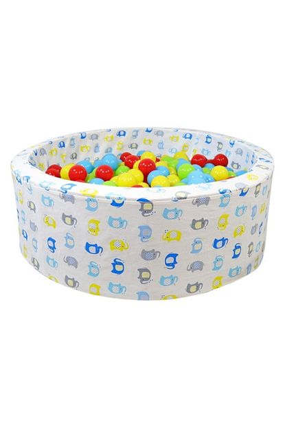 norfolk babyplay top havuzu oyun halisi sunger oyun alani 300 adet top hediye sevimli filler mavi fiyati yorumlari trendyol