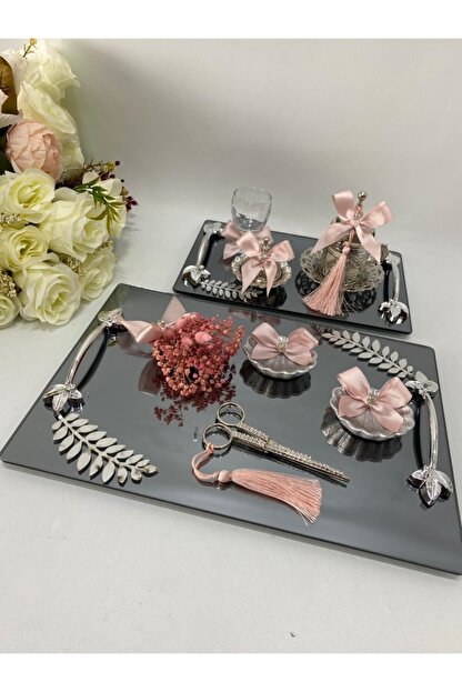 Gifthomeshop Damat Kahvesi Soz Tepsisi Nisan Tepsisi Trendyol