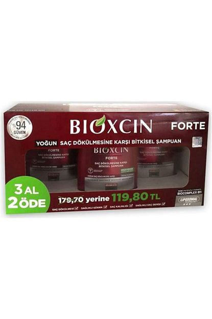 Bioxcin Forte Yogun Sac Dokulmesine Karsi Bitkisel Sampuan 3 X 300 Ml Trendyol