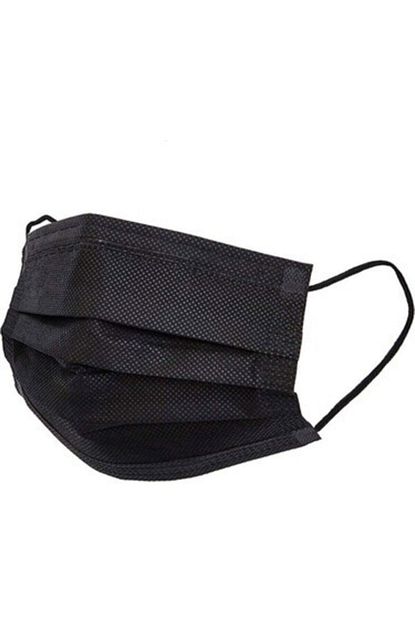 Medikal Maske Siyah Telli 3 Katli Tam Ultrasonik Cerrahi Maske 50 Adet Trendyol