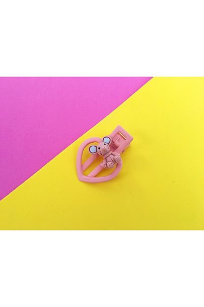 cocuk pembe mandal toka tavsan ikonlu