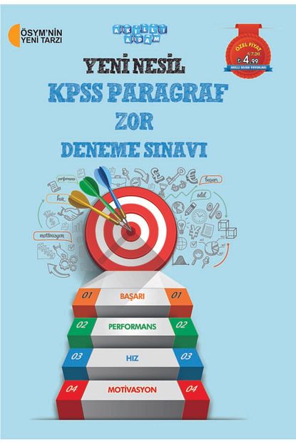 Akilli Adam Yayinlari Yeni Nesil Kpss Paragraf Zor Deneme Sinavi Trendyol