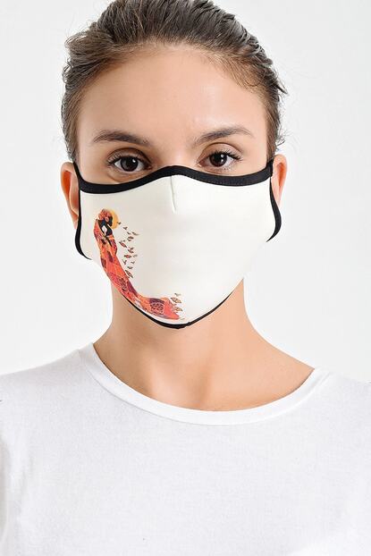 Melantis Medikal Ethnic Desen Baskili Yikanabilir Kumas Bez Maske Fiyati Yorumlari Trendyol