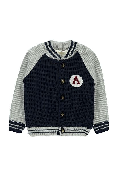 Albimini Civil Baby Erkek Bebek Triko Hirka 6 18 Ay Lacivert Trendyol