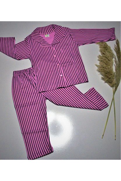 Beka Kiz Cocuk Cizgili Pijama Takimi Trendyol