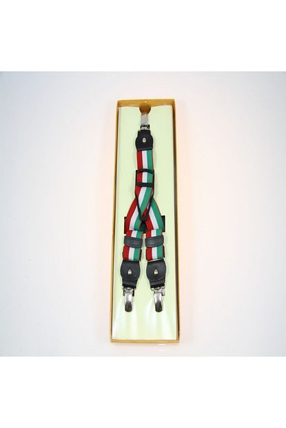 Ysk Unisex Kirmizi Dm Cift Renkli Salopet Askili Kemer Trendyol