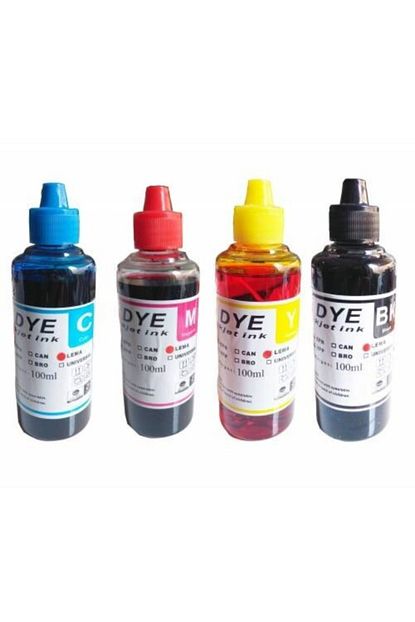 for canon pixma mp280 kartus dolum murekkebi takim 4x100ml 4 renk set murekkep muadil