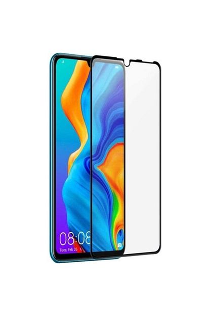 huawei p30 lite kirilmaz cam tam kaplayan ekran koruyucu siyah