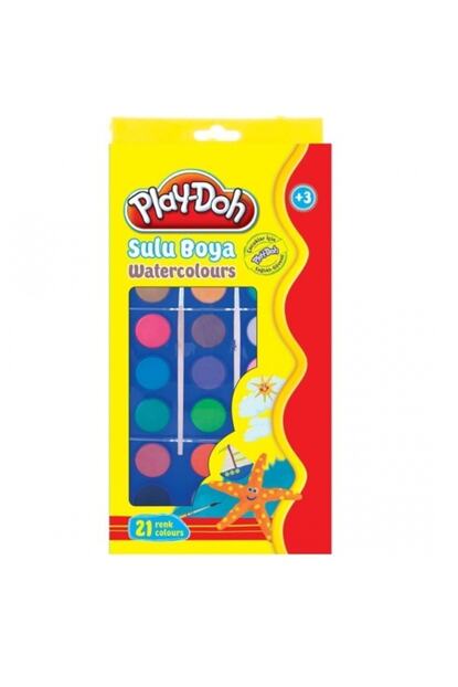 Bakbakavm Play Doh 21 Renk Sulu Boya Trendyol